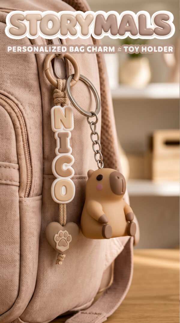 Storymals Tag – Llavero Identificador De Mochila Personalizado