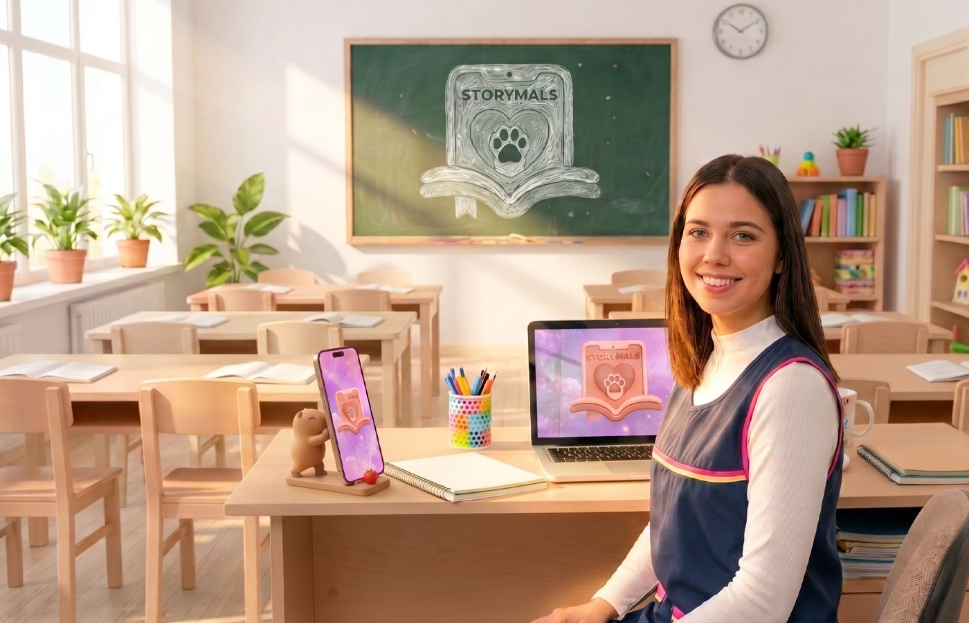 La mirada de una docente